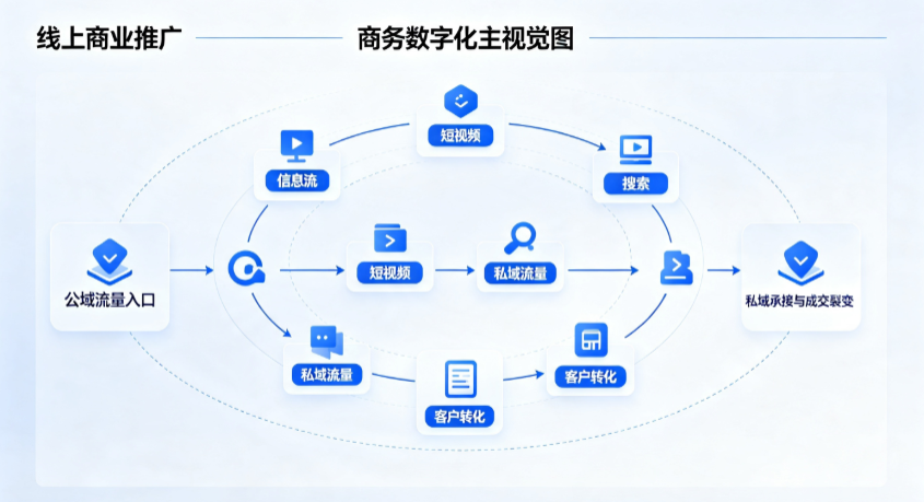 乐山线上商业推广怎么做？全域流量闭环搭建与低成本转化实战指南